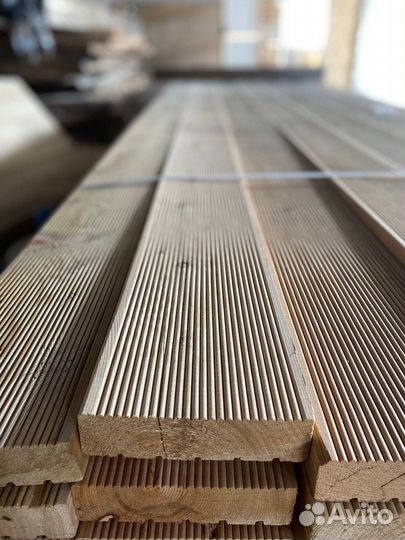 Террасная доска лиственница вельвет 28 вс