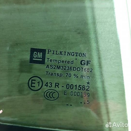 Форточка двери задняя правая Opel Astra H хэтчбек