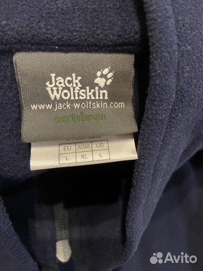 Jack wolfskin Made in Italy флисовая кофта