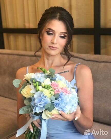 Свадебный букет невесты флорист из живых цветов