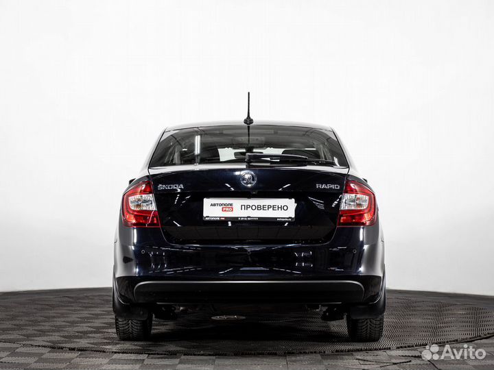 Skoda Rapid 1.6 AT, 2018, 87 000 км