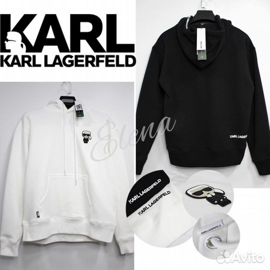 Худи новая Karl Lagerfeld унисекс толстовка