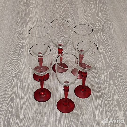 Фужеры бокалы цветное стекло