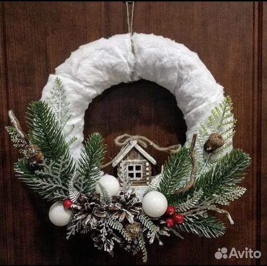 Новогодние венок елочка