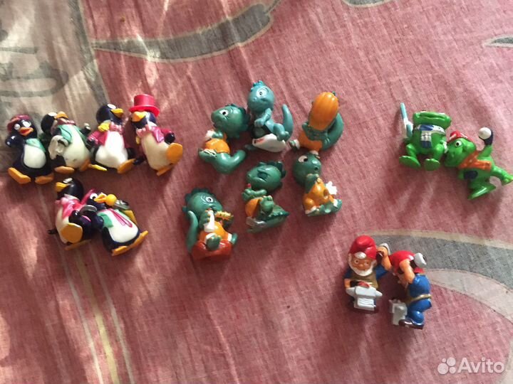 Игрушки из киндера 90х