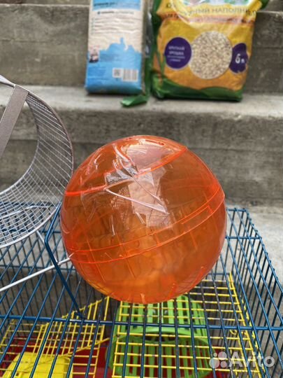 Колесо, шар, миска для хомяка