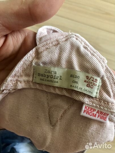 Джинсовый комбинезон Zara