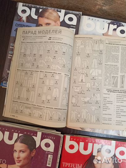Журнал кройки и шитья Бурда выкройки