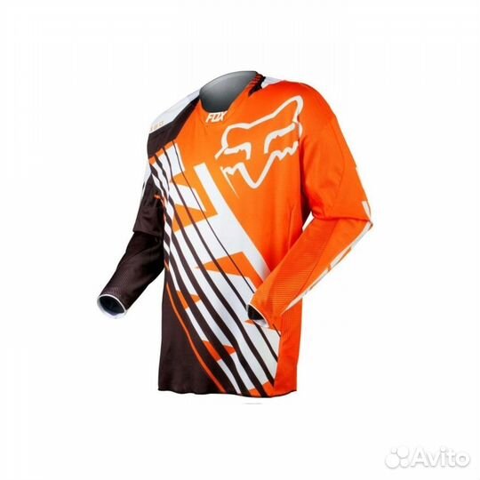 Джерси KTM FOX 360 (черно-оранжевая)