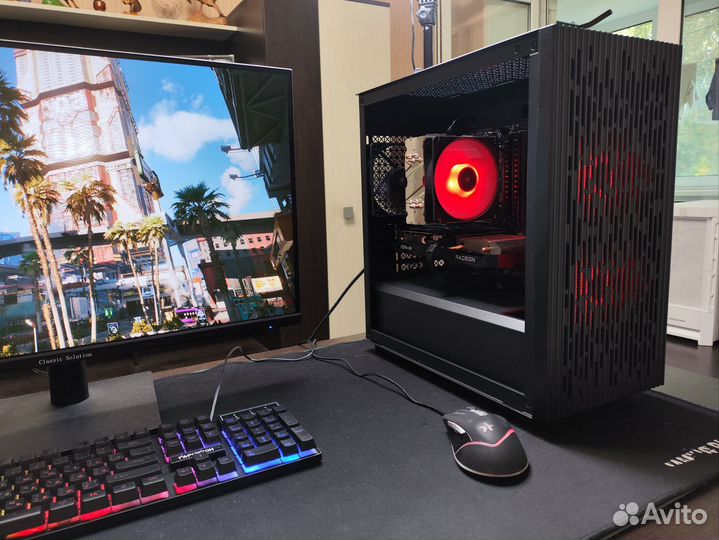 Игровой комп Ryzen 5 3600+ AsRock RX 6600