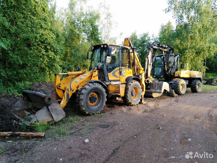 Аренда экскаватора, экскаватора погрузчика
