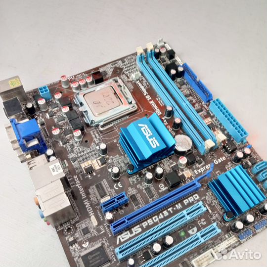 Комплект Мат. плата G43T + Процессор Quad Q6600