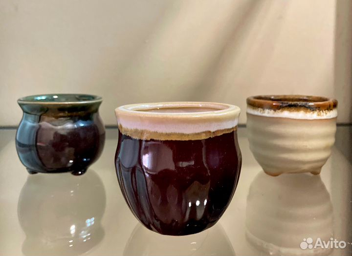 Керамические горшочки для суккулентов