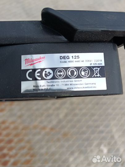 Milwaukee DEG 125 пылеулавливатель для ушм