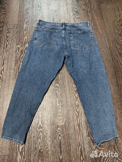 Джинсы бананы мужские черные, серые, синие