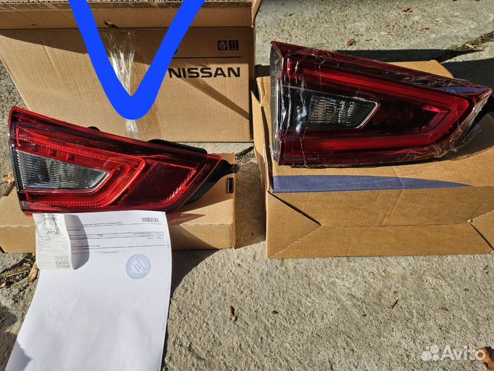 Фонарь в крышку багажника Nissan Qashqai j11