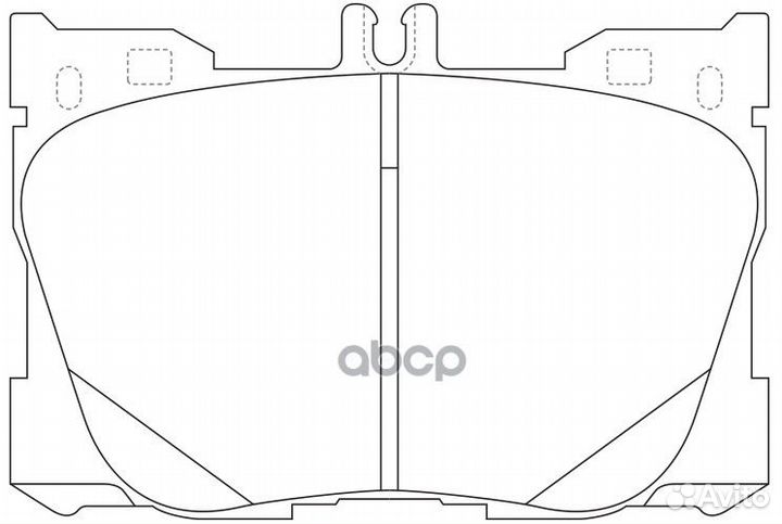 Колодки тормозные mercedes W205/W213/GLC (X253