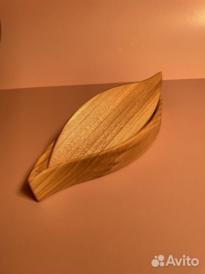 Шкатулка для украшений из ясеня деревянная