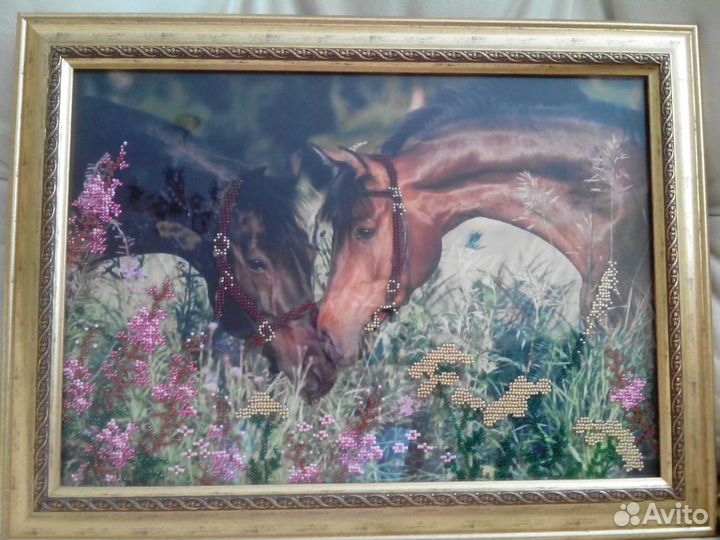 Картины вышитые бисером