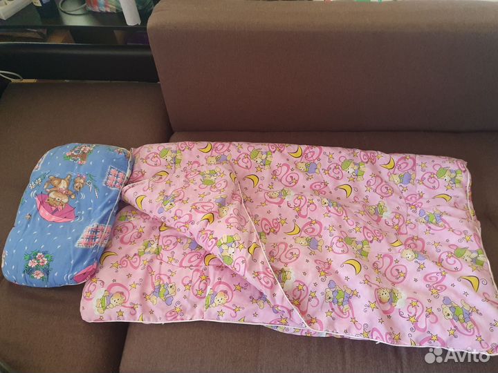 Детское одеяло и подушка