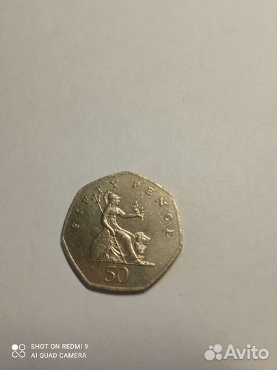 Монеты Великобритания 5 штук