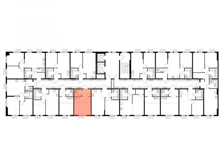 Квартира-студия, 23,7 м², 5/14 эт.