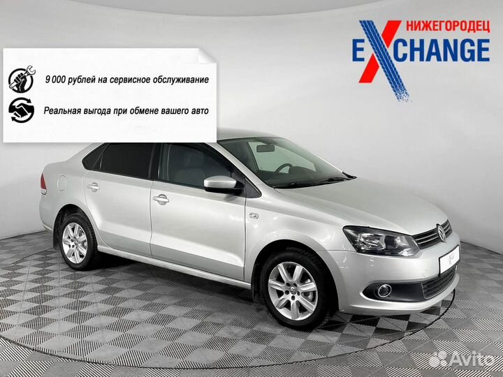 Volkswagen Polo 1.6 AT, 2012, 75 677 км