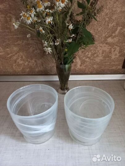 Горшки стеклянные д/орхидей