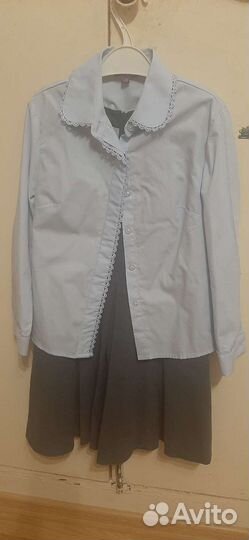 Школьная блузка 128