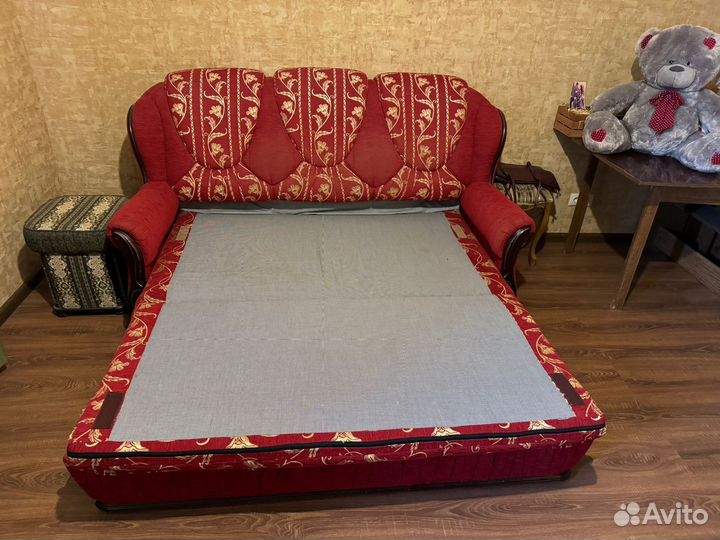 Диван раскладной +кресла расклад бу