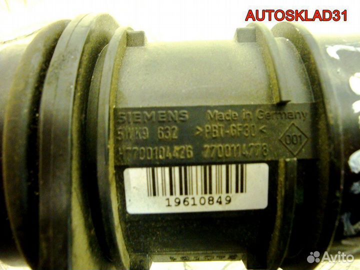 Расходомер воздуха Renault Megane 2 7700104426