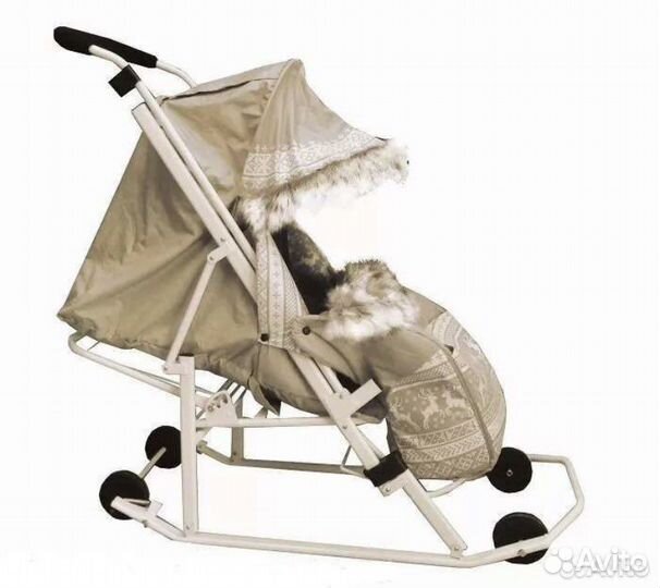 Детские санки с колесами