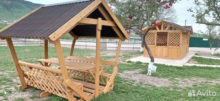Беседка, садовая, дачная, деревянная