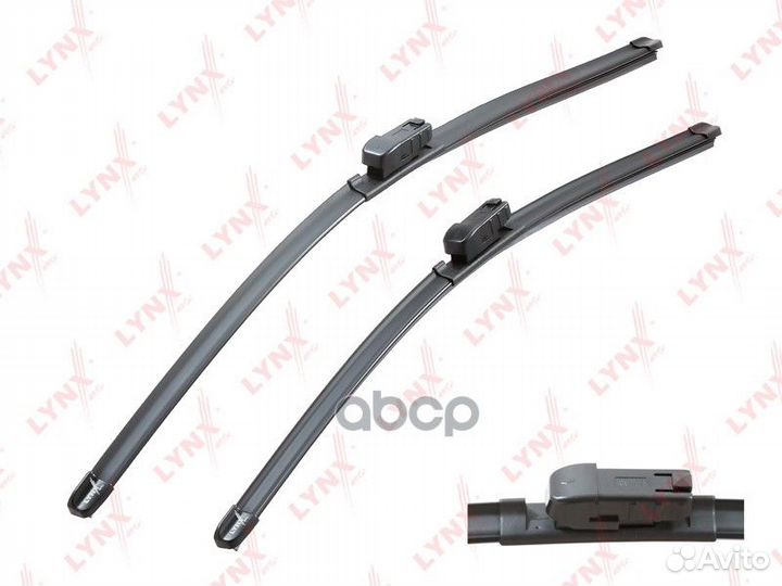 LB-1263) Комплект бескаркасных щеток стеклоочи