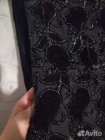 Бархатный шарф