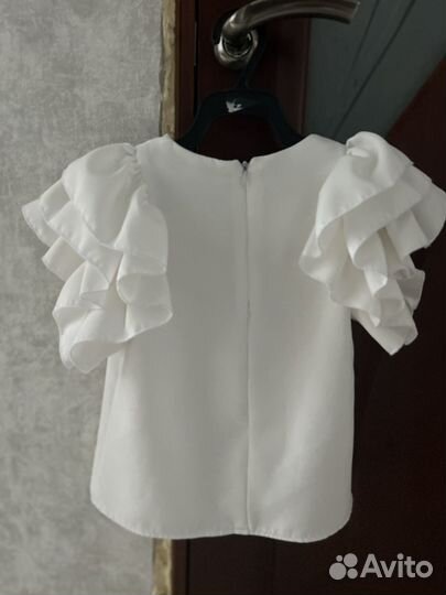 Блузка белая школьная