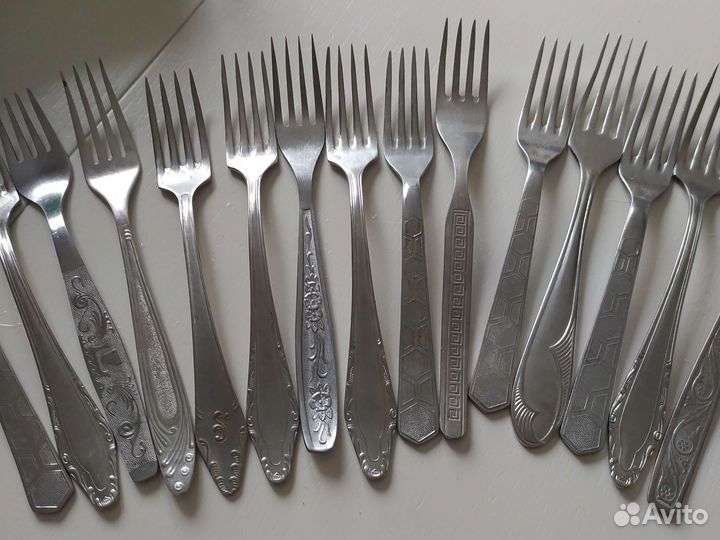 Вилки, ложки, ножы нержавейка СССР