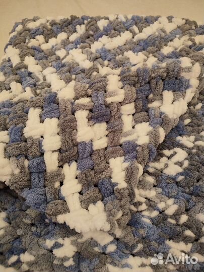 Плед детский вязаный ручная работа