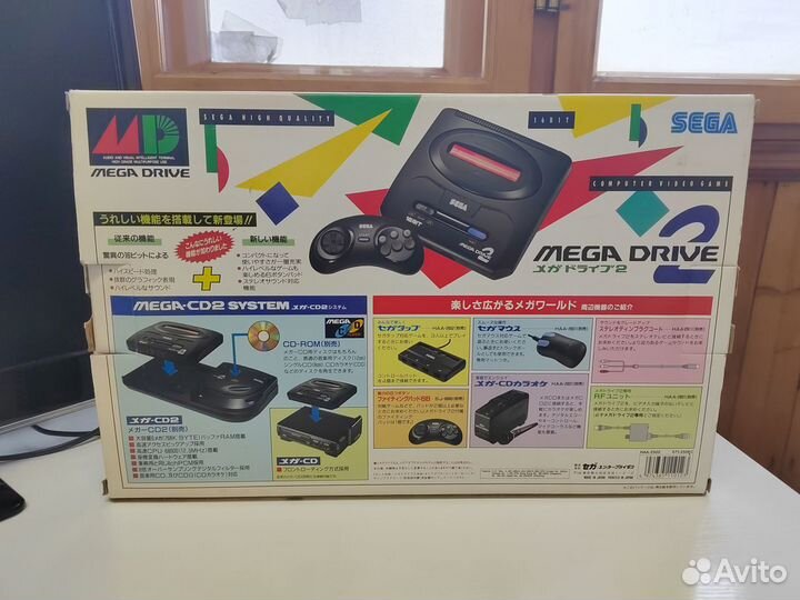 Sega mega drive 2 оригинал полный комплект