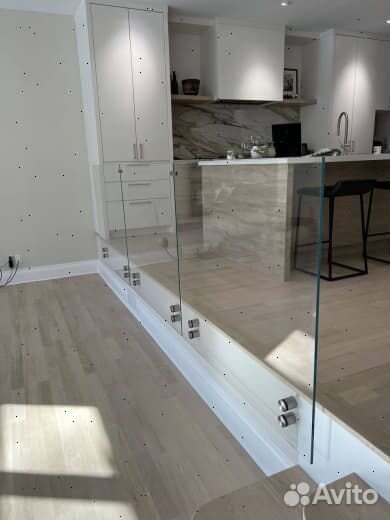 Лестничные ограждения из стекла