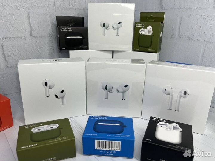 AirPods 2/AirPods Pro/AirPods 3 + чехол