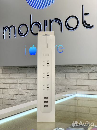 Удлинитель Xiaomi Mi Power Strip 3 розетки+3 USB Б