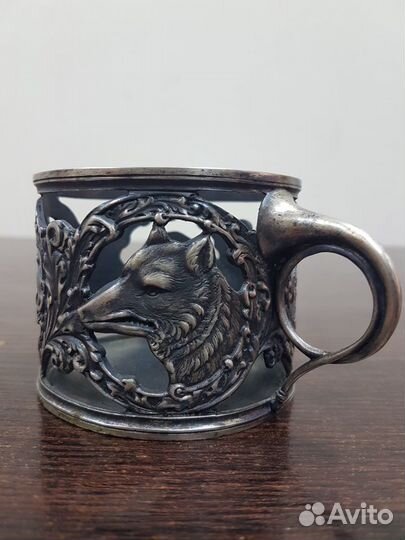 Подстаканник серебро 84-я проба