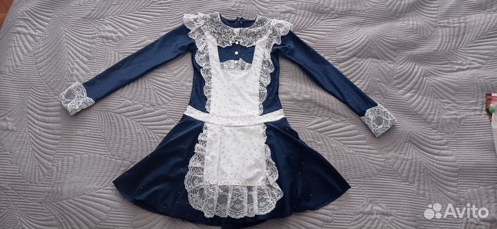 Костюм для фигурного катания Школьница 128 134