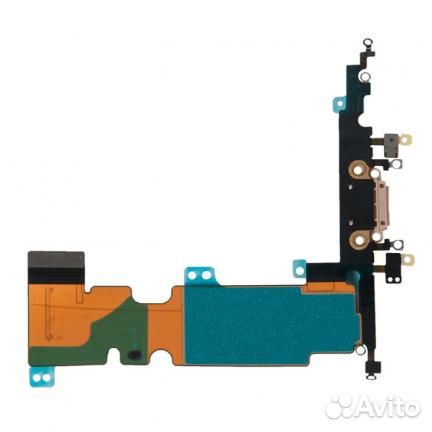 Шлейф с разъемом зарядки для iPhone 8 Plus золотой