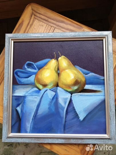 Картина маслом на холсте «Груши»