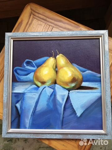 Картина маслом на холсте «Груши»