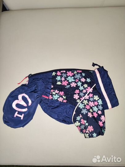 Дождевик для маленькой собачки ForMyDogs 12 размер