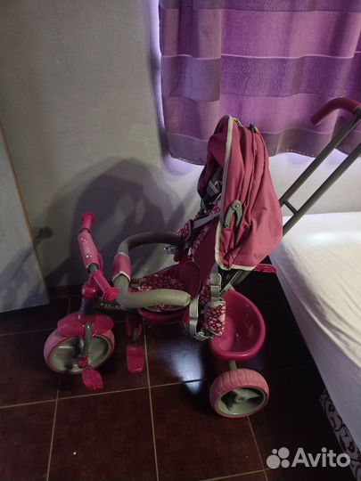 Детский трехколесный велосипед бу