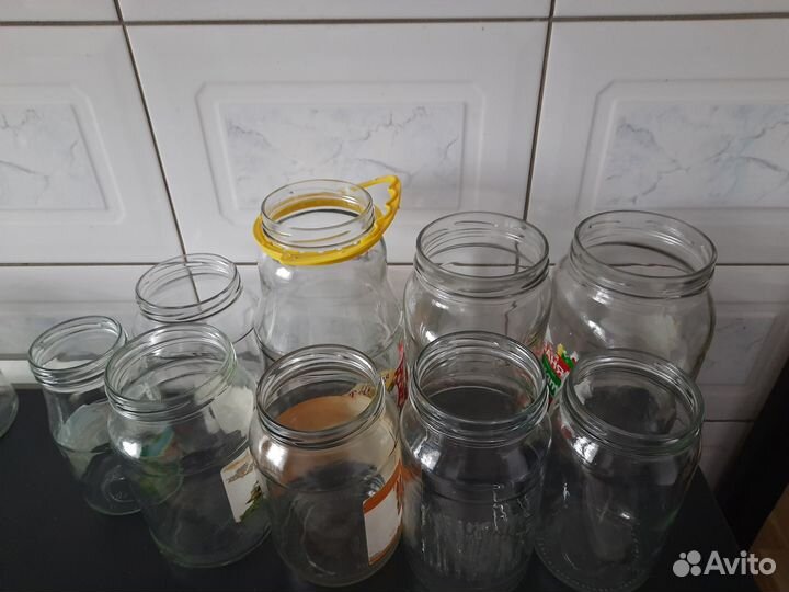 Банки стеклянные, винтовые